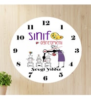Sınıf Öğretmeni Duvar Saati