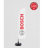 Bosch Logolu Yelken Bayrak Set - Raşel Kumaş 1. Kalite