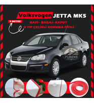 Volksvogen Jetta Mk5 Oto Araç Kapı Koruma Fitili 5metre Parlak Kırmızı Renk