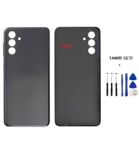 Samsung Galaxy A04S - SM-A047 FULL Kasa Arka Kapak Takım SİYAH - TAMİR SETİ