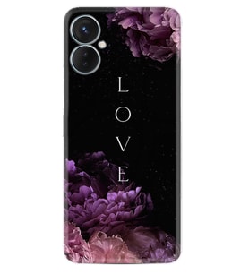 Tecno Spark 9T Kılıf Silikon Desen Özel Seri Love Flow 1664