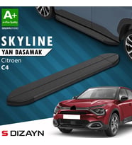 S-Dizayn Citroen C4 3 Skyline Siyah Yan Basamak 183 Cm 2021 Üzeri A+ Kalite