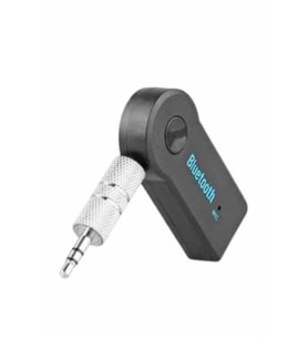 Tüm Cihazlara Uyumlu Bluetooth Aux Araç Kiti Siyah