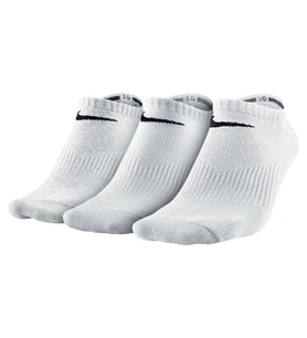 Nike Performance Lightweight No Show 3'lü Pamuklu Soket Çorap Beyaz