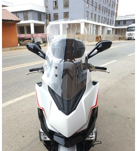 MOTOCAM Kymco Xciting VS 400 Ön Cam 2023-2026 Model 66cm Şeffaf Renkli 4mm