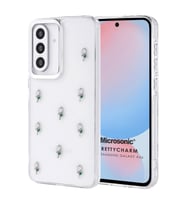 Microsonic Samsung Galaxy A56 Kılıf PrettyCharm Tulip (Yeşil)