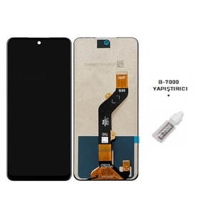Tkgz - İnfinix Hot 20 Play Lcd Dokunmatik Ekran Servis + B-7000