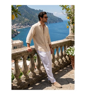Amalfi Muslin Oversize Gömlek - Basic Fresh