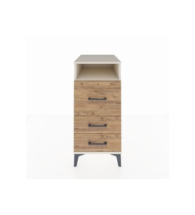 Kronos Komodin Tek Raflı 3 Çekmeceli 44x59x96 Aytaşı-Çam