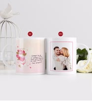 BK Gift Kişiye Özel El Yazı Mesajlı Fotoğraflı Hediye Beyaz Kupa Bardak-1