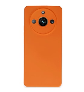Realme 11 Pro Kılıf Nano İçi Kadife Silikon - Turuncu