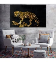 Leopar Kanvas Tablo