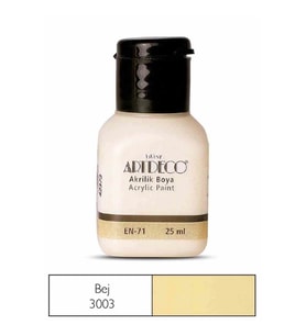 ARTDECO AKRİLİK BOYA 25 ML. BEJ 070A-3003