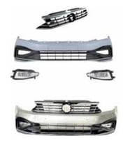 VW Passat B8.5 R-line 2020- (2014-2018 Passat B8 Icin Uyumludur) Tampon Seti Ön V2 3G0807217 Wisco