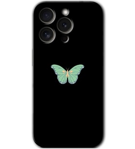İphone 15 Pro Max Kılıf HD Desen Baskılı Kılıf - Butterfly Tree