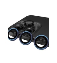 Newface Apple iPhone 15 Pro Raze Metal Kamera Lens - Lacivert