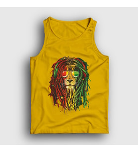 Presmono Unisex Sarı Lion Bob Marley Atlet 265052tt (Sarı)