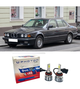 Bmw E32 Led Xenon Uzun Far Ampulü H1 Duo Yeni Seri Beyaz