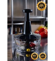 XL El Rondosu Siyah Pratik El Robotu 1500ml Yeni Nesil Doğrayıcı, Büyük El Rondosu , Pratik Rondo El Rondosu Siyah Pratik El Robotu 1500ml Yeni Nesil Doğrayıcı, Büyük El Rondosu , Pratik Rondo