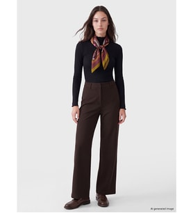 LCW Modest Kahverengi Dar Fit Kadın Pantolon