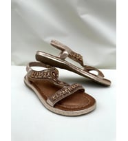 Guja 24y152-17 Kadın Taşlı Comfort Sandalet (Gri)