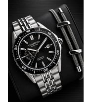 Quantum Otomatik Mekanizma Sapphire Cizilmez Cam Çelik Kordon 10 Atm Erkek Kol Saat EMG.1257.350