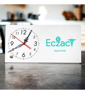 Eczacılara Özel Mesleki Şık Masa Saati
