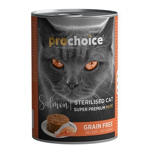 Pro Choice Sterilised Somonlu Kısırlaştırılmış Konserve Kedi Maması 400 Gr