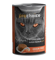 Pro Choice Sterilised Somonlu Kısırlaştırılmış Konserve Kedi Maması 400 Gr