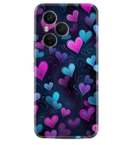 Honor 400 Pro Kılıf Boutique Baskılı Resimli Mavi Kalp Pcode -082