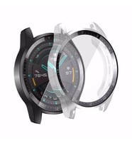 Microsonic Huawei Watch GT2 46mm Kılıf Matte Premium Slim WatchBand Şeffaf
