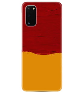 Samsung A02S A03S A10 A12 A13 A21S A22 Kılıf Desenli Silikon Sarı Kırmızı Boya 1708
