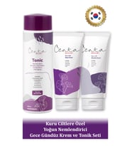 C'enta Beauty Yoğun Nemlendirici Gece Gündüz Krem ve Tonik Seti - Cica Krem Seti