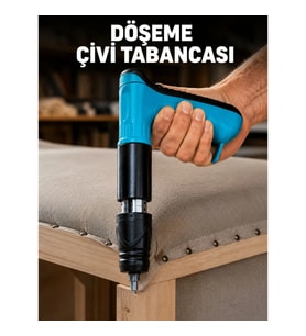Mey İthalat® Ergonomik Saplı Çivi Tabancası Mobilya ve Ahşap Montaj El Aleti