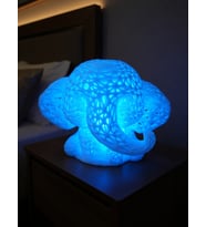 MYCRAFT3D Sevimli Fil Çocuk Odası Gece Lambası 3D Tasarım Led Işıklı Masaüstü Mesh Dekor Hediyelik