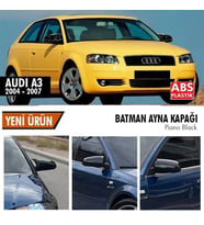 Audi A3 Yarasa Ayna Kapağı Batman Parlak Siyah Piano Black 2004-2007