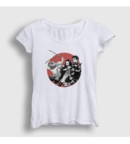 Presmono Kadın Beyaz Team Anime Demon Slayer Kimetsu No Yaiba T-Shirt 309073tt