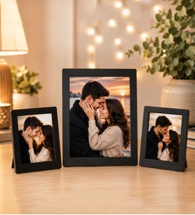 Kişiye Özel Ahşap Fotoğraflı 3'Lü Çerçeve