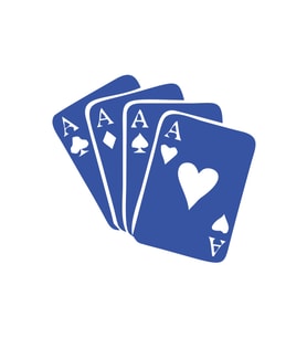 4 As Sticker17x17 Cm Mavi