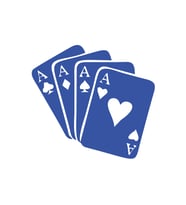 4 As Sticker17x17 Cm Mavi