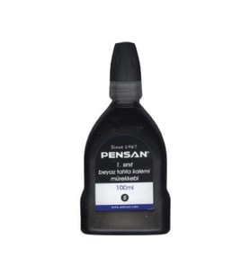 Pensan Tahta Kalemi Mürekkebi 100 ml Siyah Tahta Kalem Mürekkebi