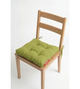 Pofuduk Sandalye Minderi Bağcıklı 40x40 cm Yıkanabilir Dekoratif Mutfak Bahçe Piknik Minderi