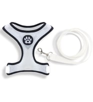 Air-Mesh Kumaş Tasma ve Tasma Kayışı (beyaz, x-small)