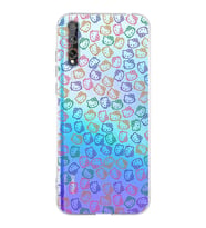 Huawei P Smart s  Kamera korumalı Kapak Hello Kitty Tasarımlı  Şeffaf Kılıf
