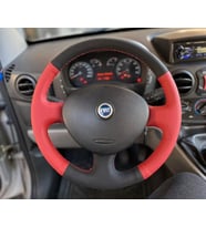 Fiat Doblo D1-D2 (2002-12) Araca Özel Dikmeli Direksiyon Kılıfı (SOFT NOKTA NUBUK) (Karışık)