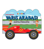 Taşıtlar Serisi / Yarış Arabası Çıkartmalı Etkinlik Kitabı