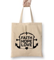 Faith Hope Love Bez Çanta Uzun Saplı