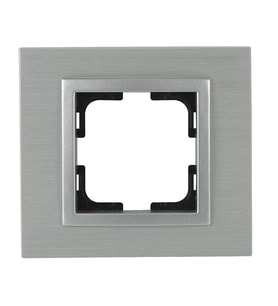 MONO STYLE Aluminium SILVER Gümüş Tekli Çerçeve 107-800000-160 (Metal)