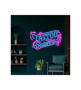 TATTOO Salon Yazılı Neon Tabela