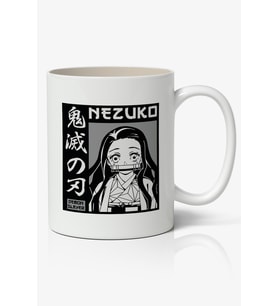 Kişiye Özel Demon Slayer Nezuko Anime Temalı Baskılı Kupa Bardak (Beyaz)